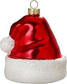 Елочная игрушка Inge's Christmas Christmas Classics. Шапка Санты 64264H120