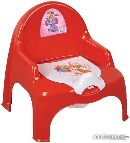 Детский горшок Dunya 11102 (красный)