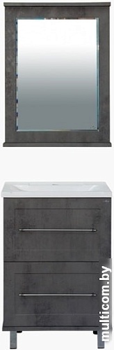 Misty Тумба под умывальник Марта 60 (напольная, темный бетон)