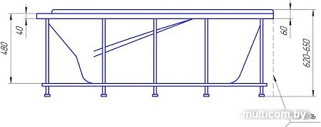Ванна 1Марка Love