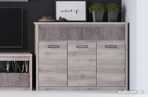 Тумба Anrex Jazz 3D2S (каштан найроби оникс)