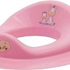 Детская накладка на унитаз Maltex Зебра 6456 (розовый)