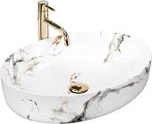 Умывальник Rea Queen (carrara shiny)