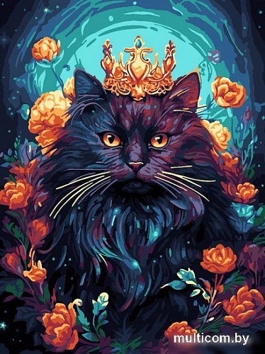 Картина по номерам Lori Царь-кот Кпн-376
