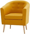 Интерьерное кресло Mio Tesoro Джон 117 (желтый 1103)