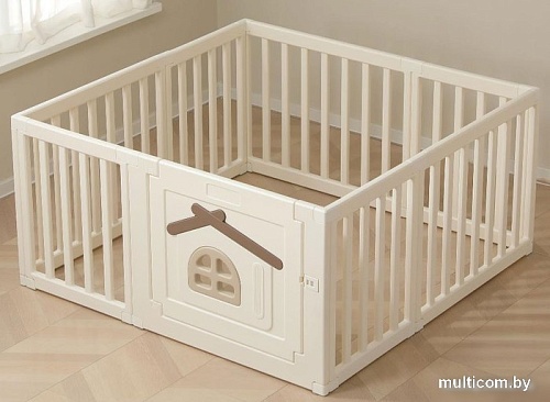 Игровой манеж UNIX kids Classic Tree House 130х130 Camel