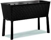 Кашпо Keter Easy Grow на ножках (графит)