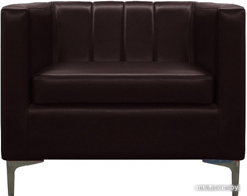 Интерьерное кресло Brioli Бруно (экокожа, L13 коричневый)