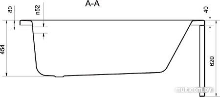 Ванна Cersanit Nike 150x70