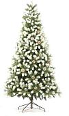 Ель Царь Елка Русская красавица заснеженная с шишками 1.5 м