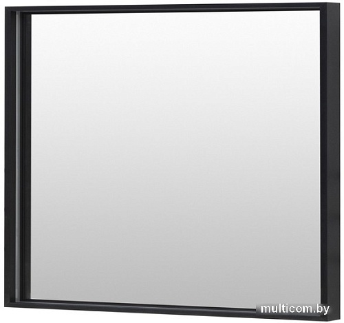 De Aqua Зеркало Алюминиум 90 261703 (черный)