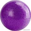 Мяч для художественной гимнастики Torres AGP-15-04 (фиолетовый/блестки)