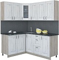 Угловая кухня Интерлиния Мила Хольц 14x18 (дуб белый)