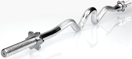 Гриф для штанги Ametist EZ-образный хромированный 1200/25