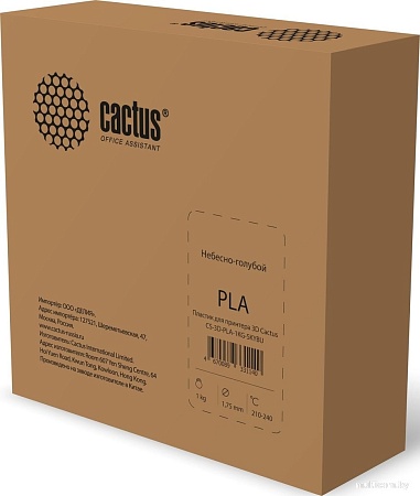 Пластик CACTUS CS-3D-PLA-1KG-SKYBU 1.75 мм 1 кг