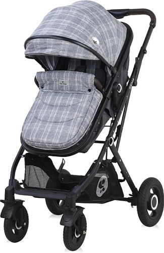 Универсальная коляска Lorelli Sena 2021 (3 в 1, серый квадрат)