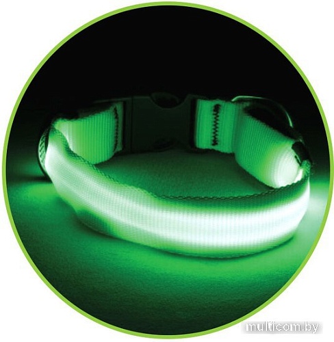 Ошейник Triol Night City 11271001 (L, неоновый желтый)