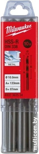 Набор оснастки Milwaukee 4932363529 (10 предметов)