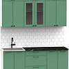 Готовая кухня Интермебель Лион-4 1.8м (мята софт/тунис)