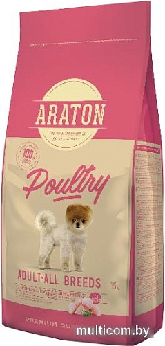Сухой корм для собак Araton Adult Poultry 15 кг