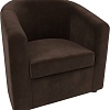 Интерьерное кресло Mebelico Норден 289 109057 (микровельвет, коричневый)