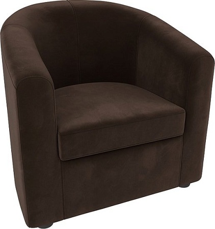 Интерьерное кресло Mebelico Норден 289 109057 (микровельвет, коричневый)