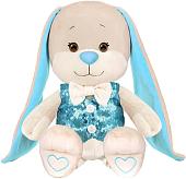 Классическая игрушка Jack&Lin Зайчик в голубой жилетке и белых брюках JL-032102-25