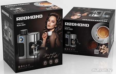 Рожковая бойлерная кофеварка Redmond RCM-1524