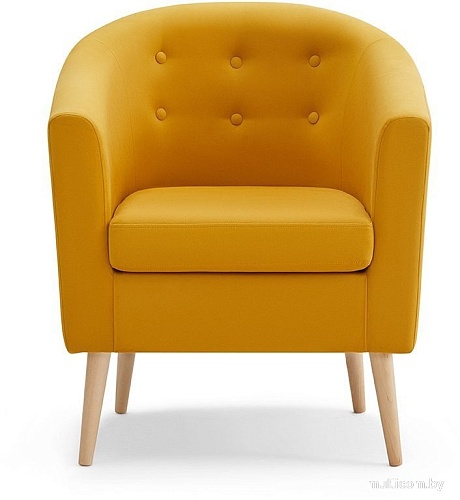 Интерьерное кресло Mio Tesoro Джон 117 (желтый 1103)