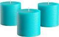 Набор свечей Мелт 75 мм (3 шт, бирюзовый)