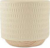 Кашпо Mandarin Decor Често P18C23104B-12milk (молочный)