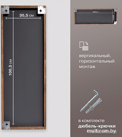 Зеркало Алмаз-Люкс М-442 110x40