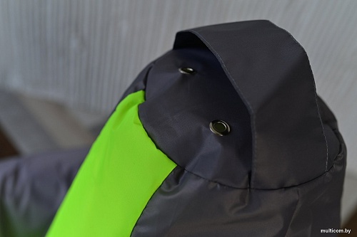 Кресло-мешок Mio Tesoro Груша Kombo XXL GF-130x85-SN (серебристый/неон)