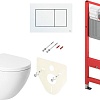 Унитаз подвесной Saniteco KW-9003W Single Hole + TECE Kit 9400413