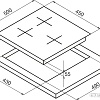 Варочная панель Korting HGG 485 CTB