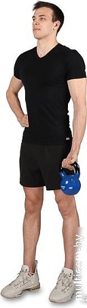 Гиря Indigo IN132 6 кг (черный/синий)