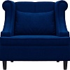 Интерьерное кресло Brioli Людвиг (велюр, B69 синий/темные ножки)