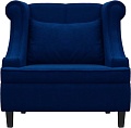 Интерьерное кресло Brioli Людвиг (велюр, B69 синий/темные ножки)