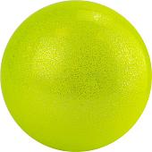 Мяч для художественной гимнастики Torres AGP-19-03 (желтый/блестки)