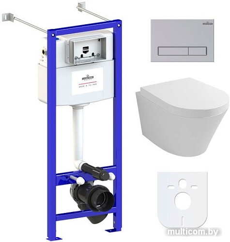 Унитаз Lavinia Boho Relfix Biore Compacto Rimless 6 в 1 77050171