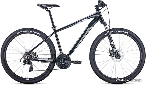 Велосипед Forward Apache 27.5 2.0 disc р.15 2021 (черный/серый)