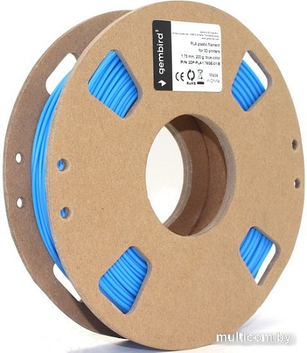 Пластик Gembird PLA 1.75 мм 200 г (голубой)