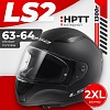 LS2 FF353 Rapid 2 Solid (XXL, черный матовый)