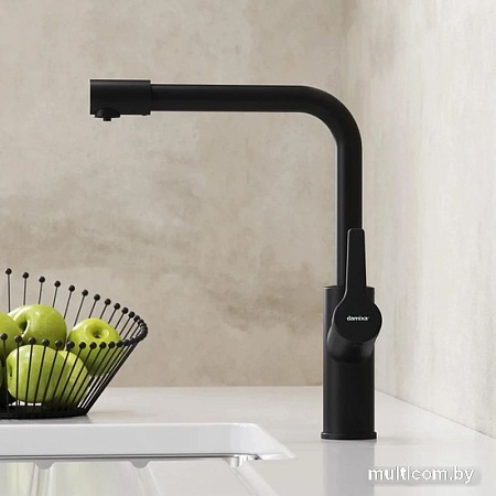 Смеситель Damixa Merkur 710770300 (черный матовый)