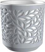 Кашпо La Decoro Leaves КШ-9576 (серый/белый)