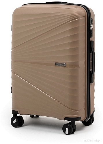 Чемодан-спиннер Pride РР-9702 (M, кофейный)