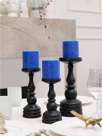 Набор свечей Мелт 75 мм (3 шт, синий)