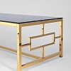 Журнальный столик Stool Group Бруклин 120x60 ECT-013-TG-SK (стекло Smoke/сталь золото)