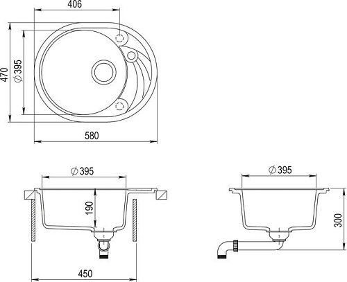 Кухонная мойка Aquasanita Clarus SR102AW (alumetallic 202)