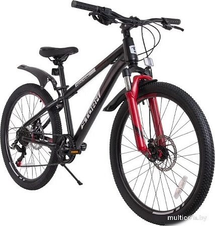 Велосипед Tech Team Storm 24 2024 NN002551 (черный)